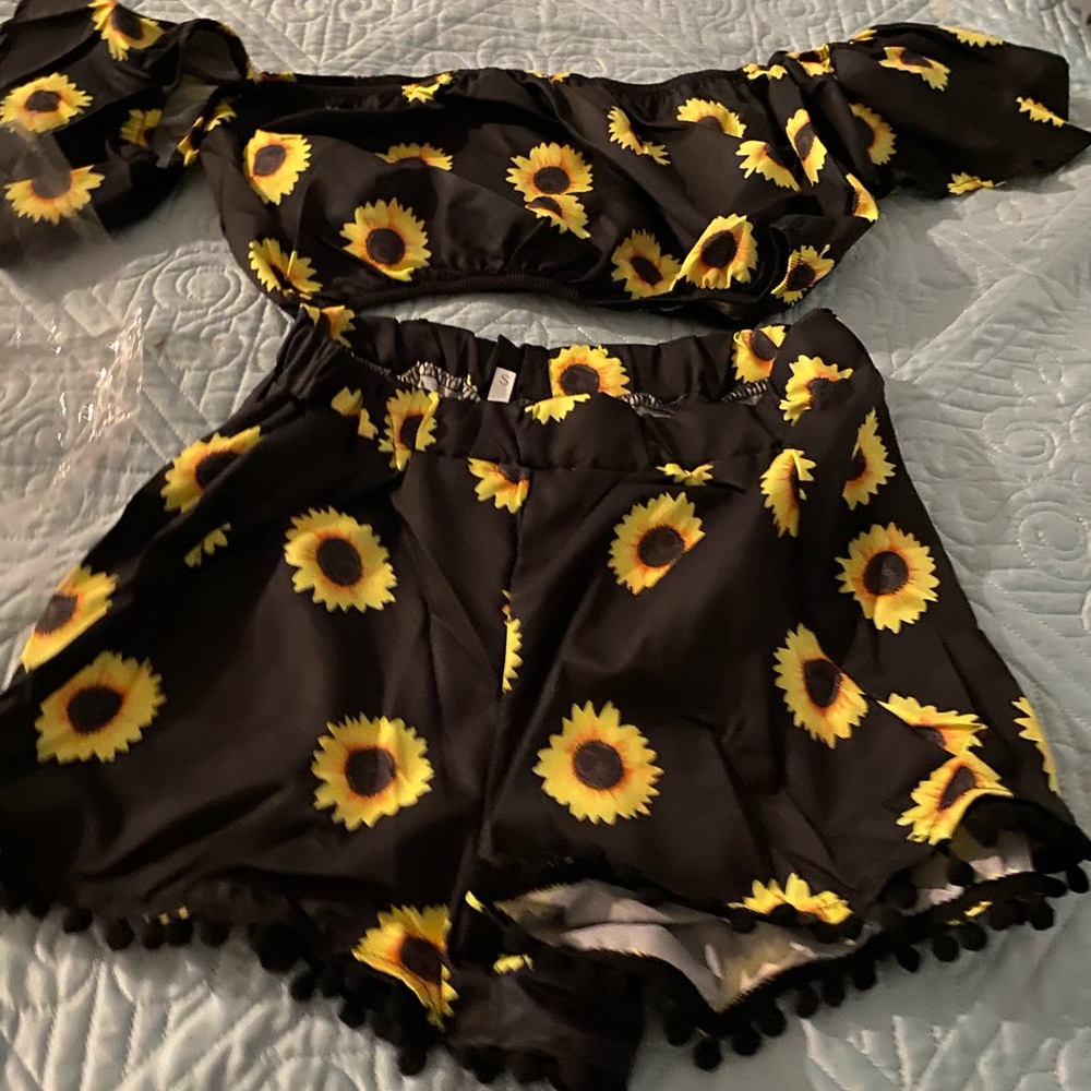 matching top and shorts set